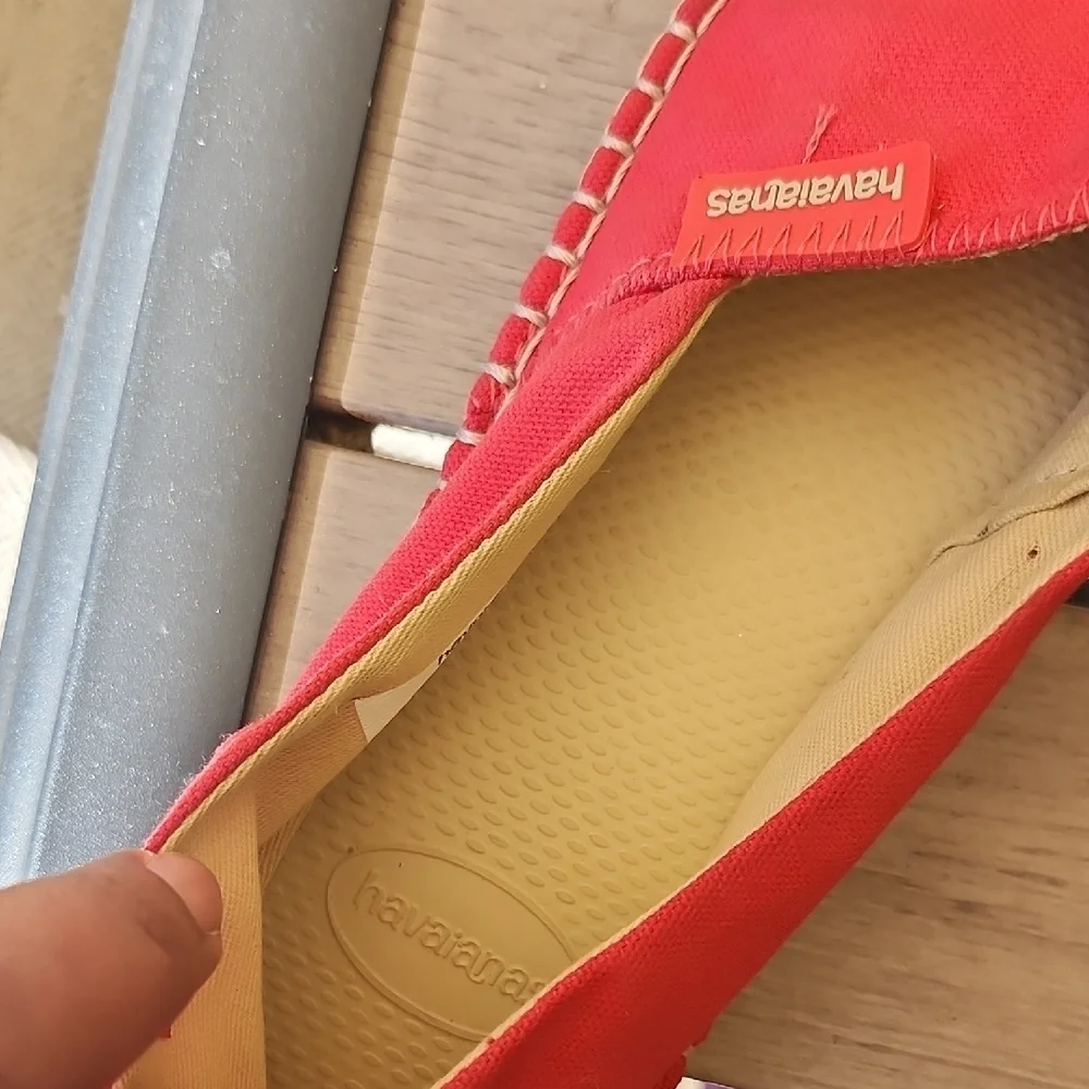 Havaianas Women's Red Espadrilles